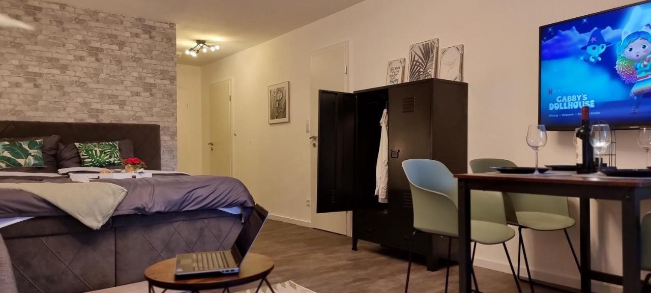 Tolle Wohnung Im Industrial Style Mit Parkplatz 아샤펜부르크 외부 사진