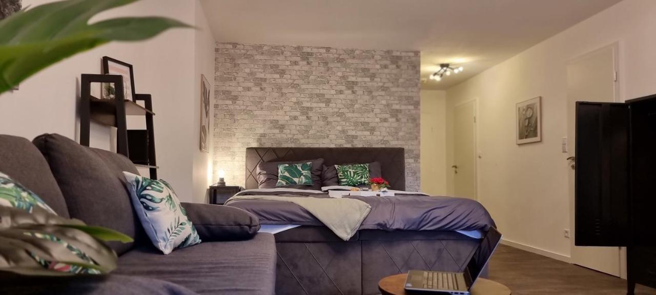 Tolle Wohnung Im Industrial Style Mit Parkplatz 아샤펜부르크 외부 사진